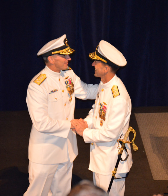 Richardson Becomes New Chief of Naval Operations; Greenert Retires After 40 Years