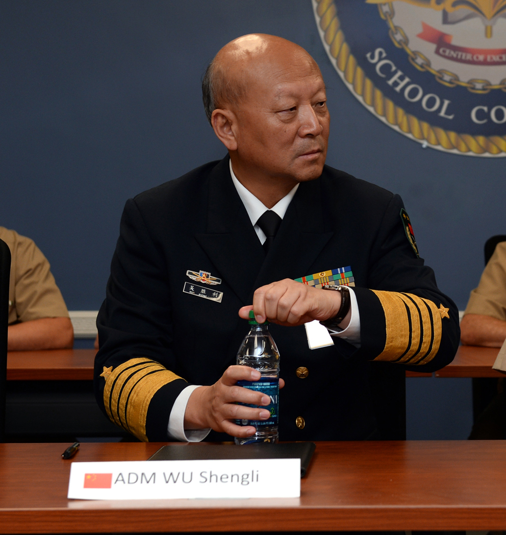  Commander in Chief of the People's Liberation Army (Navy) Adm. Wu Shengli on Spet. 18, 2014. US Navy Photo