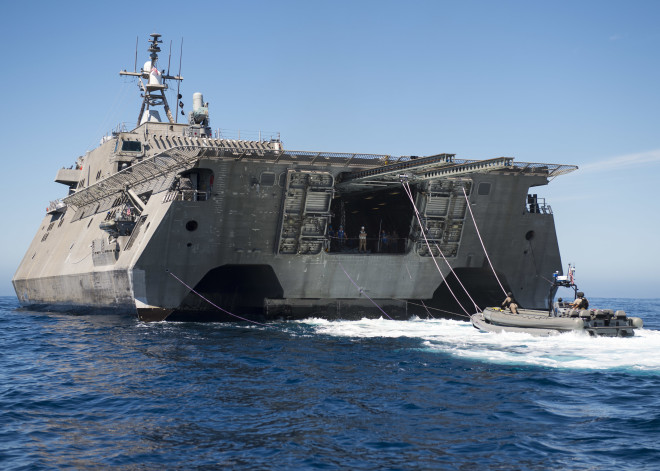 Navy Declares IOC On Independence-Variant Littoral Combat Ship; Future Of Mine Warfare Package Still Unclear