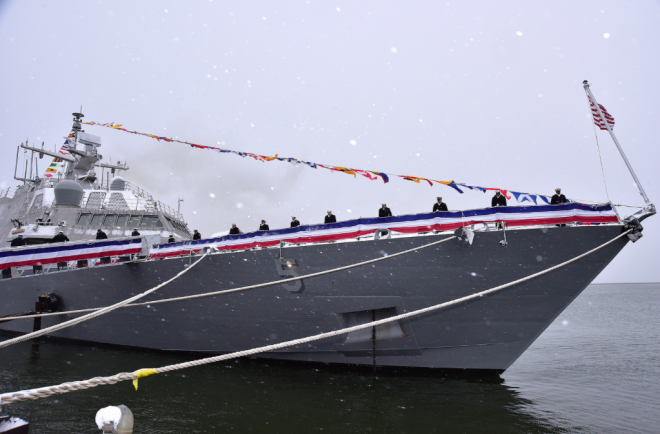Video: Littoral Combat Ship USS Milwaukee Commissions
