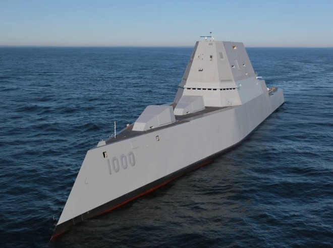 VIDEO: Zumwalt Destroyer Underway