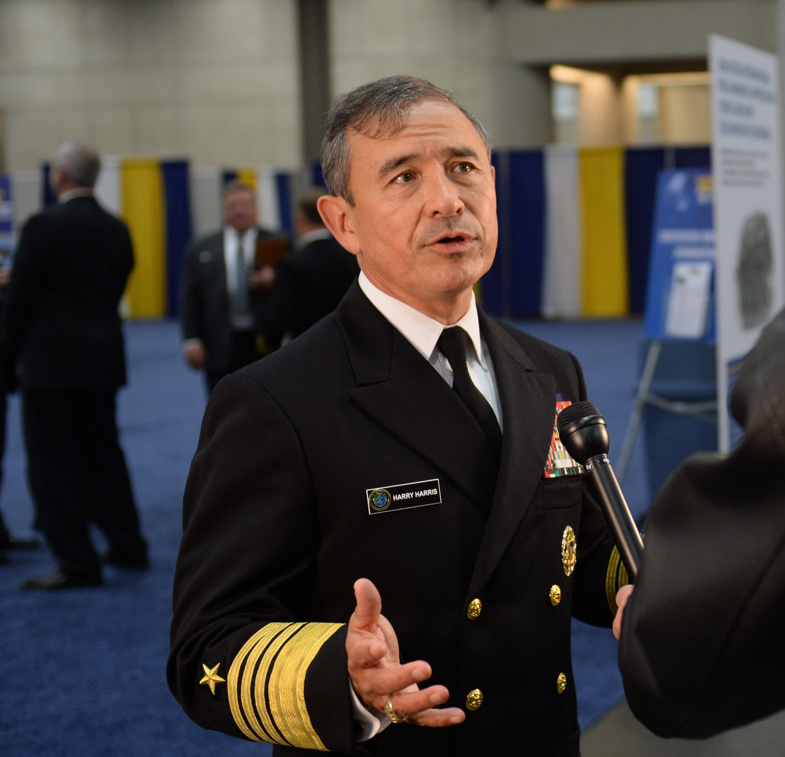 Adm. Harry B. Harris, commander of U.S. Pacific Fleet in 2014. US Navy Photo