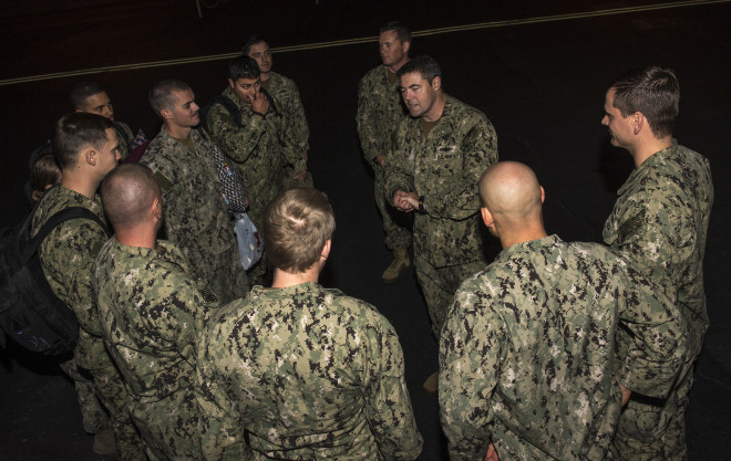 10 Riverine Sailors Detained by Iran Returned to San Diego For Debriefings, Reunions With Family