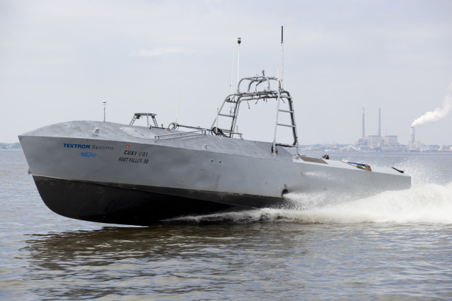 Textron's CUSV In Production As Minesweeping Vehicle, May Take On Minehunting Soon