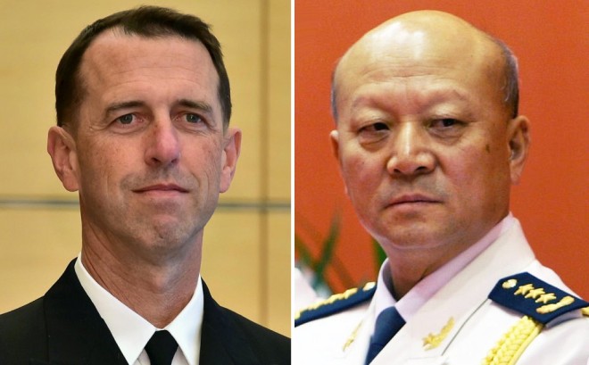 Head of Chinese Navy Defends South China Sea Moves in Teleconference with CNO Richardson