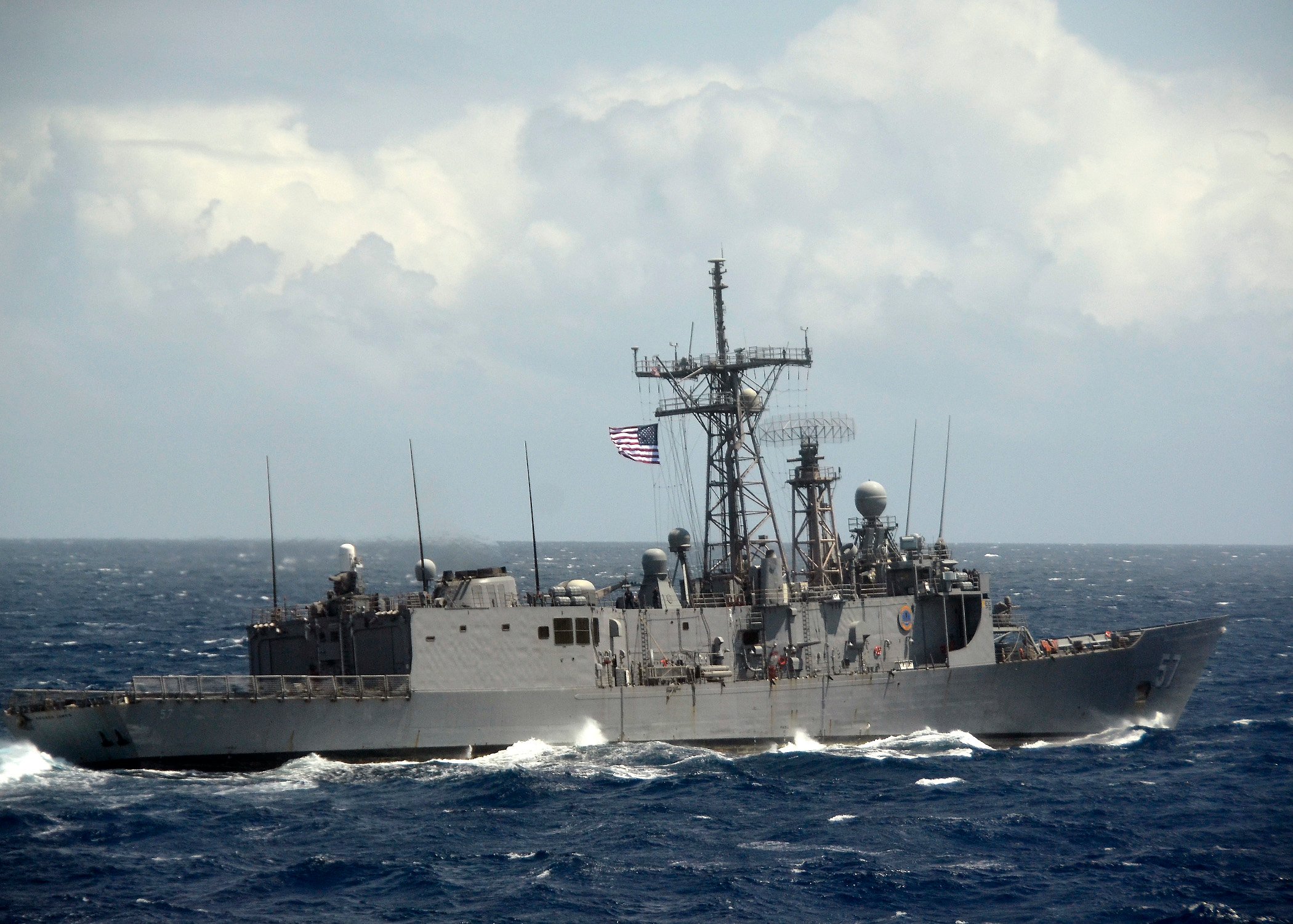 USS Reuben James (FFG-57) in 2012. US Navy Photo