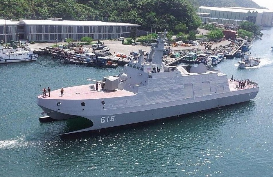 Taiwan Navy's Tuo Jiang corvette commissioned in late 2014. 