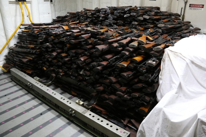 U.S. Navy Seizes Suspected Iranian Arms Shipment Bound for Yemen
