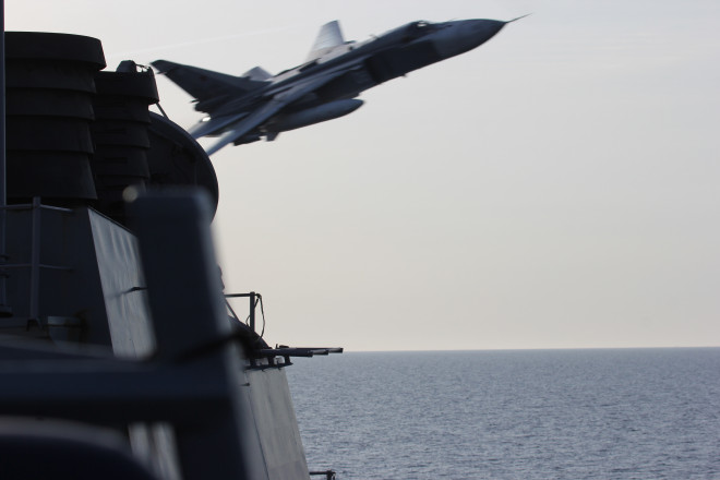 Video: Russian Fighters Buzz USS Donald Cook in Baltic Sea