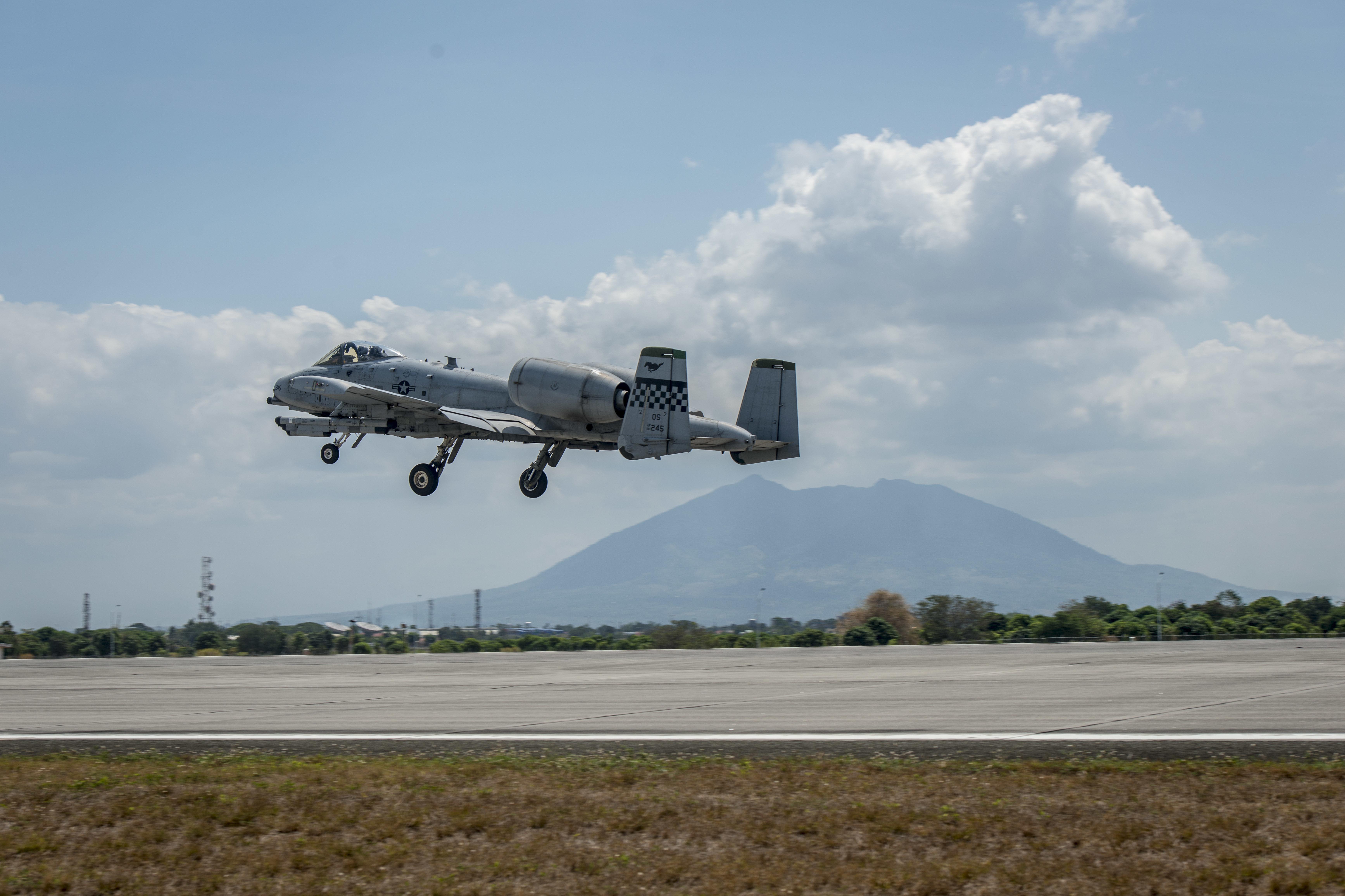 A-10 Warthogs Fly from Clark Air Base on April 19, 2016. US Air Force Photo 