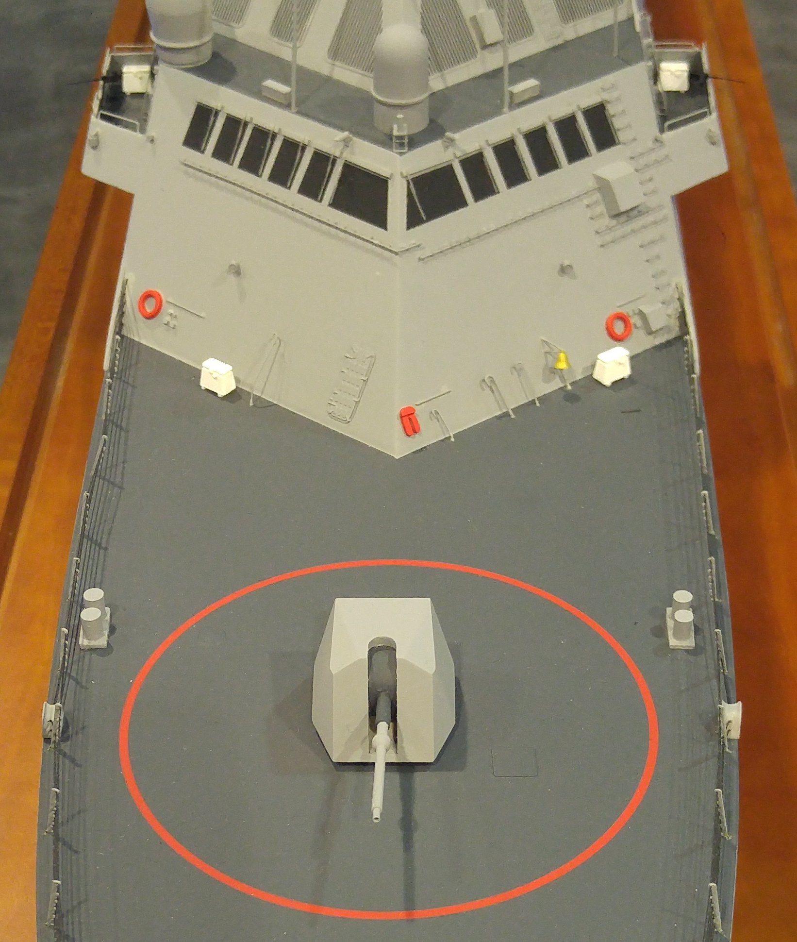 Canadian Surface Combatant model at the Sea Air Space 2023 expo