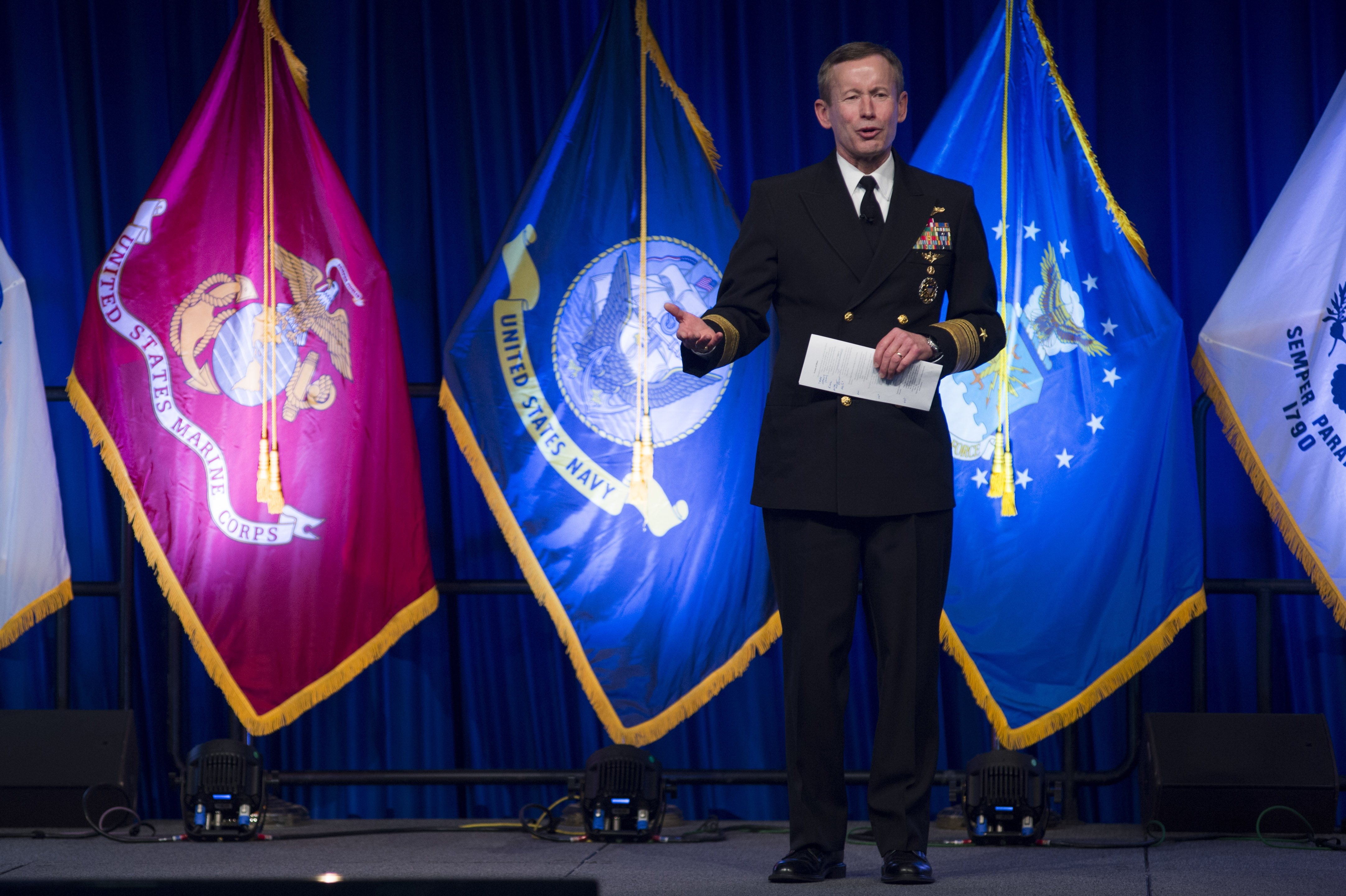 Vice Adm. Ted Branch, deputy chief of Naval Operations for Information Warfare. US Navy Photo