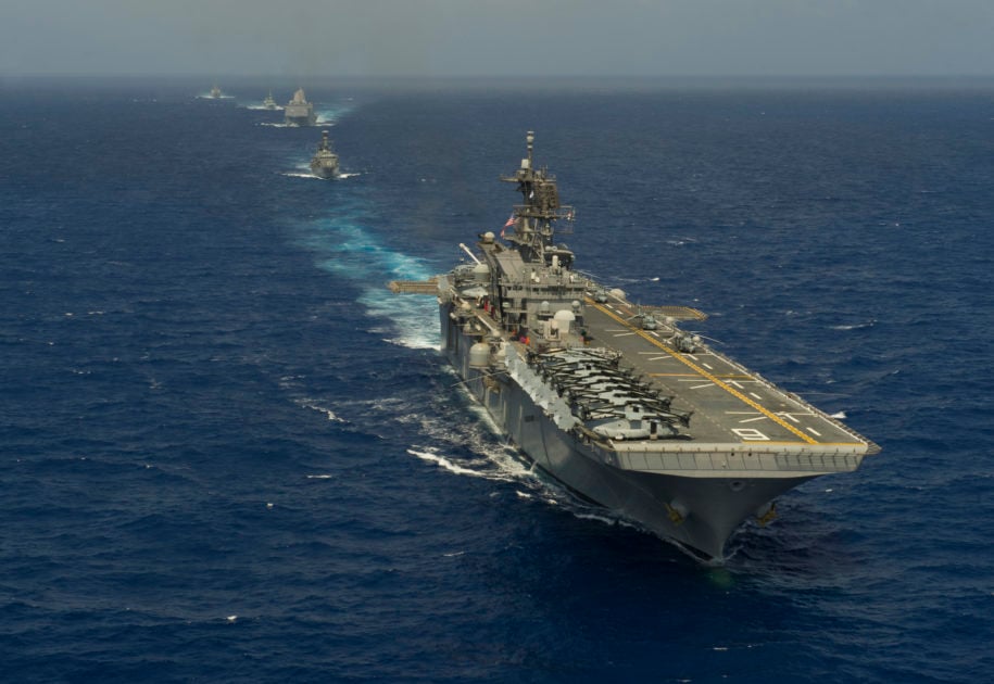 Underway on USS America