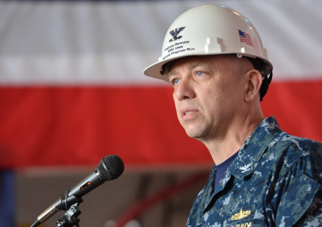 Downey Takes Command of Regional Maintenance Centers; Galinis To Become PEO Ships