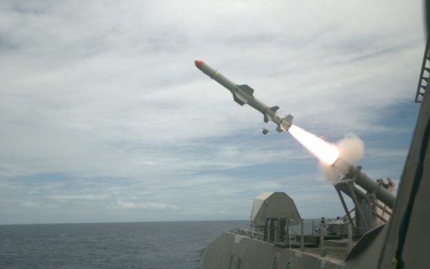 Video: USS Coronado Fires Harpoon During RIMPAC 2016