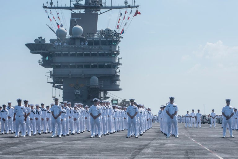 Harry S. Truman Returns From Extended Deployment