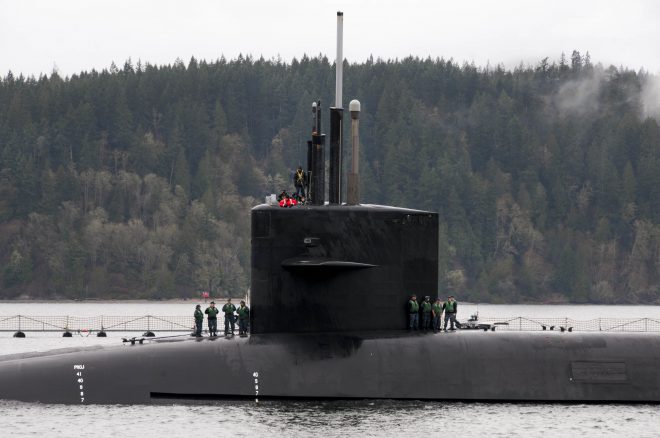 Navy Investigating USS Louisiana Nuclear Submarine Collision into MSC Ship