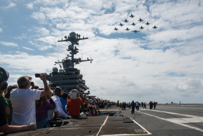 Aircraft Carrier Stennis Returns Home After 7-Month Indo-Pacific Deployment
