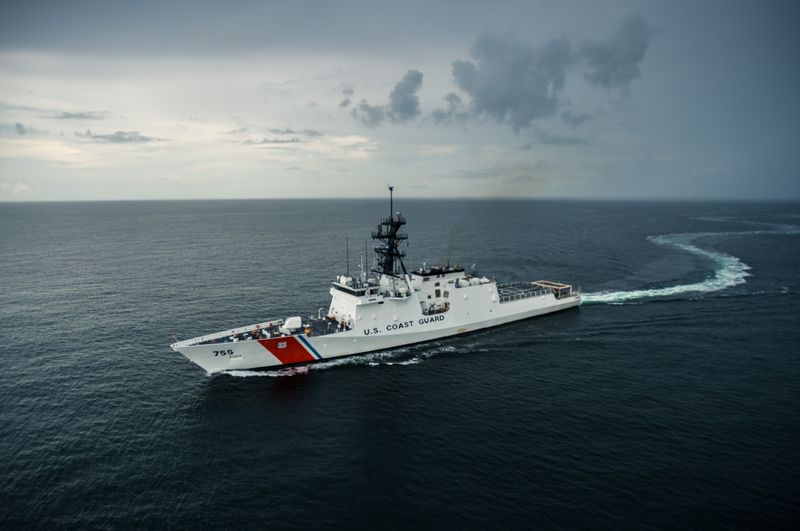 National Security Cutter Munro completed builder's sea trials in August. HII Photo