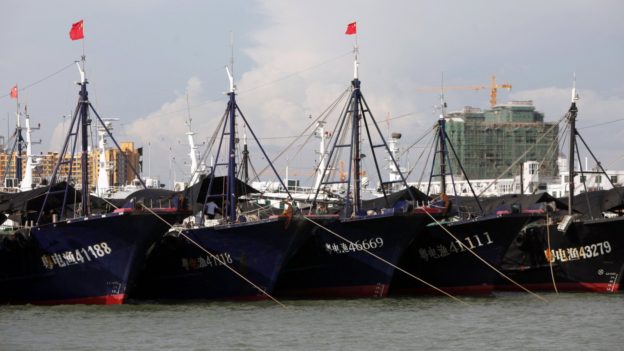 China Continues Using Fishing Fleets for Naval Presence