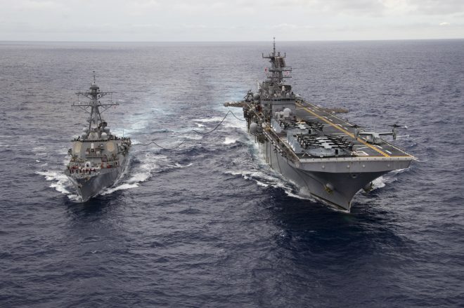 Amphib, Destroyer Pairing Seen In High-End Exercise, Current 6th Fleet Operations