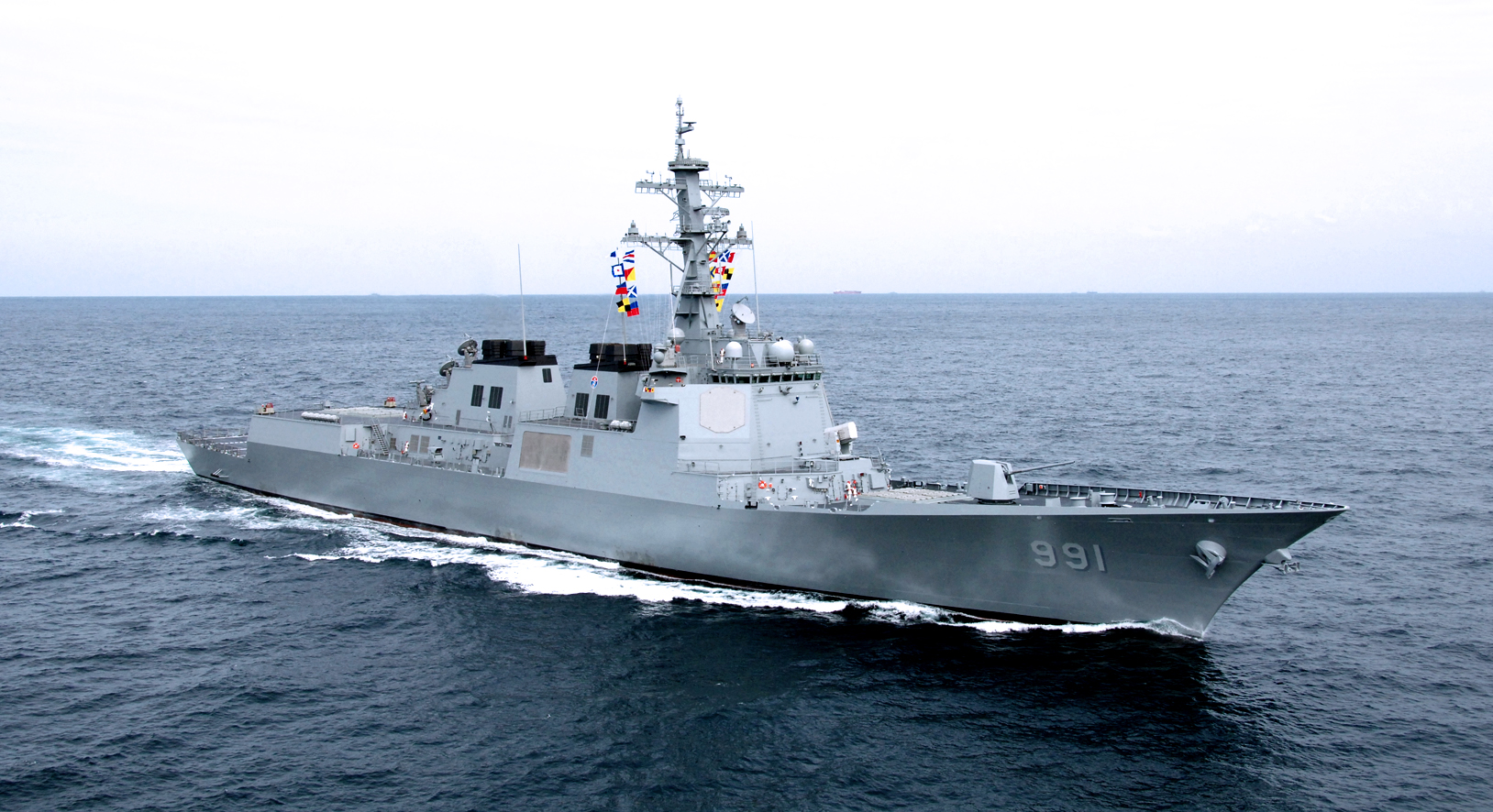 ROKS Sejong the Great (DDG-991) in 2008. RoK Navy Photo