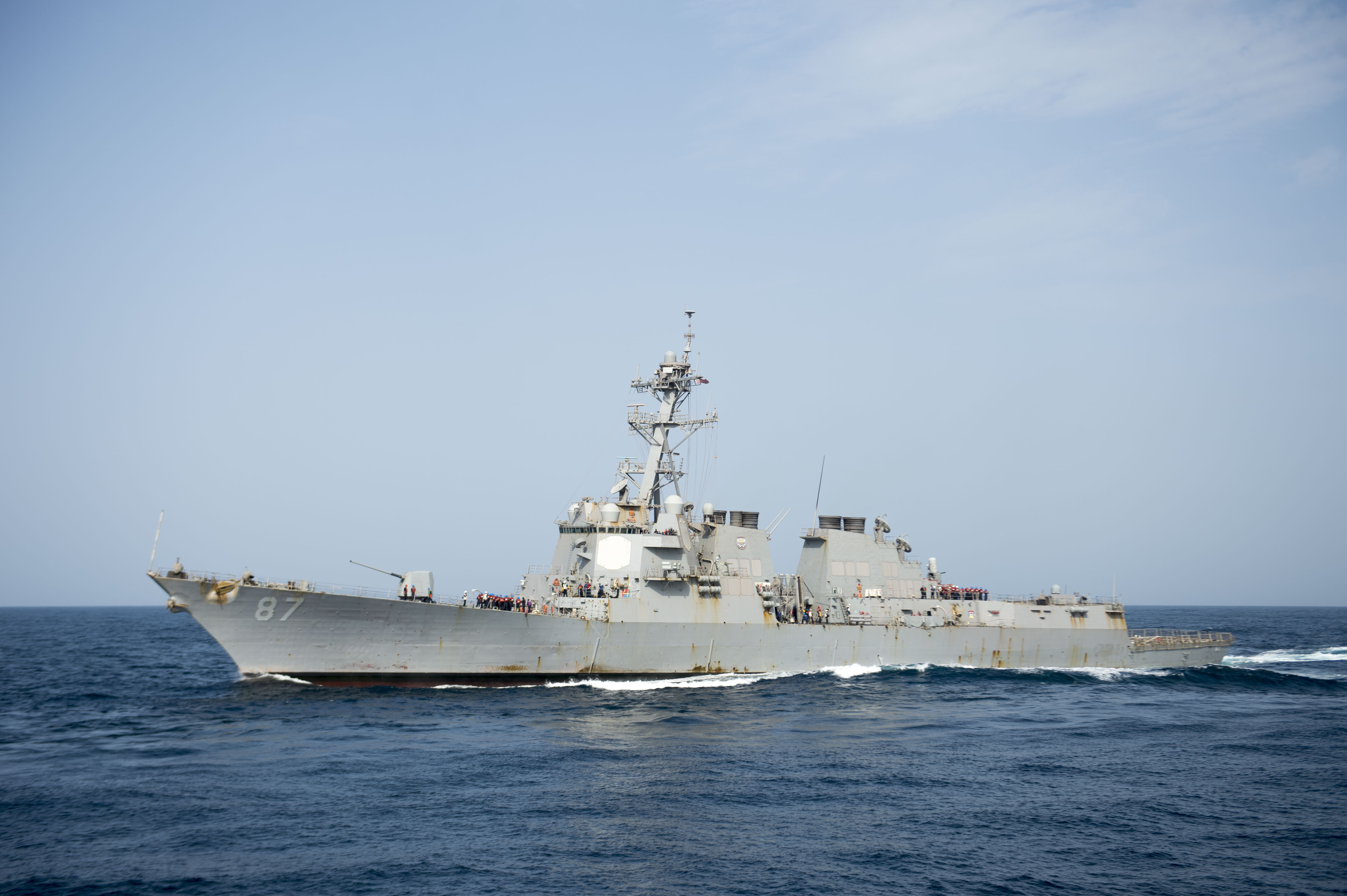 USS Mason (DDG-87) on Aug. 3, 2016. US Navy Photo