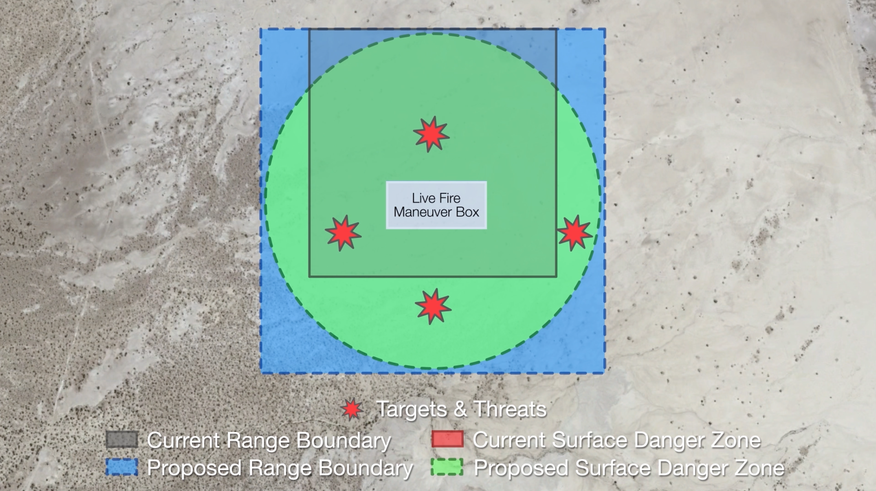 The Navy says an expansion of the Fallon ranges would allow special operations forces to have a more realistic 360 degree training area. US Navy Image