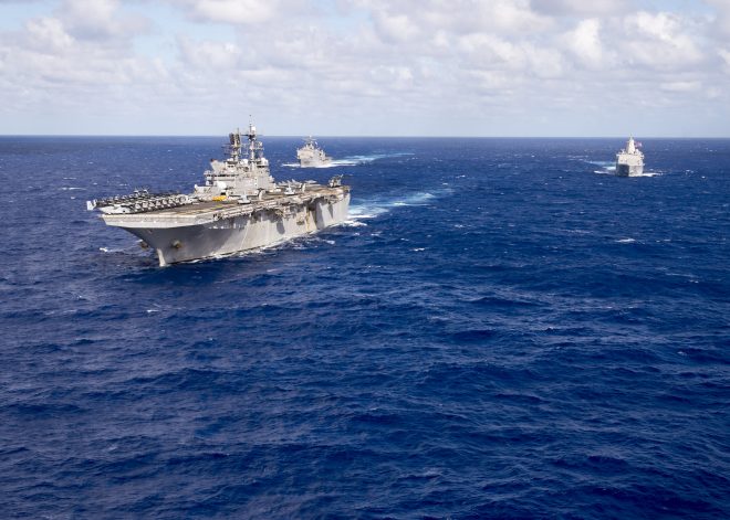 Makin Island ARG Joins Wasp ARG, Eisenhower CSG In U.S. 5th Fleet