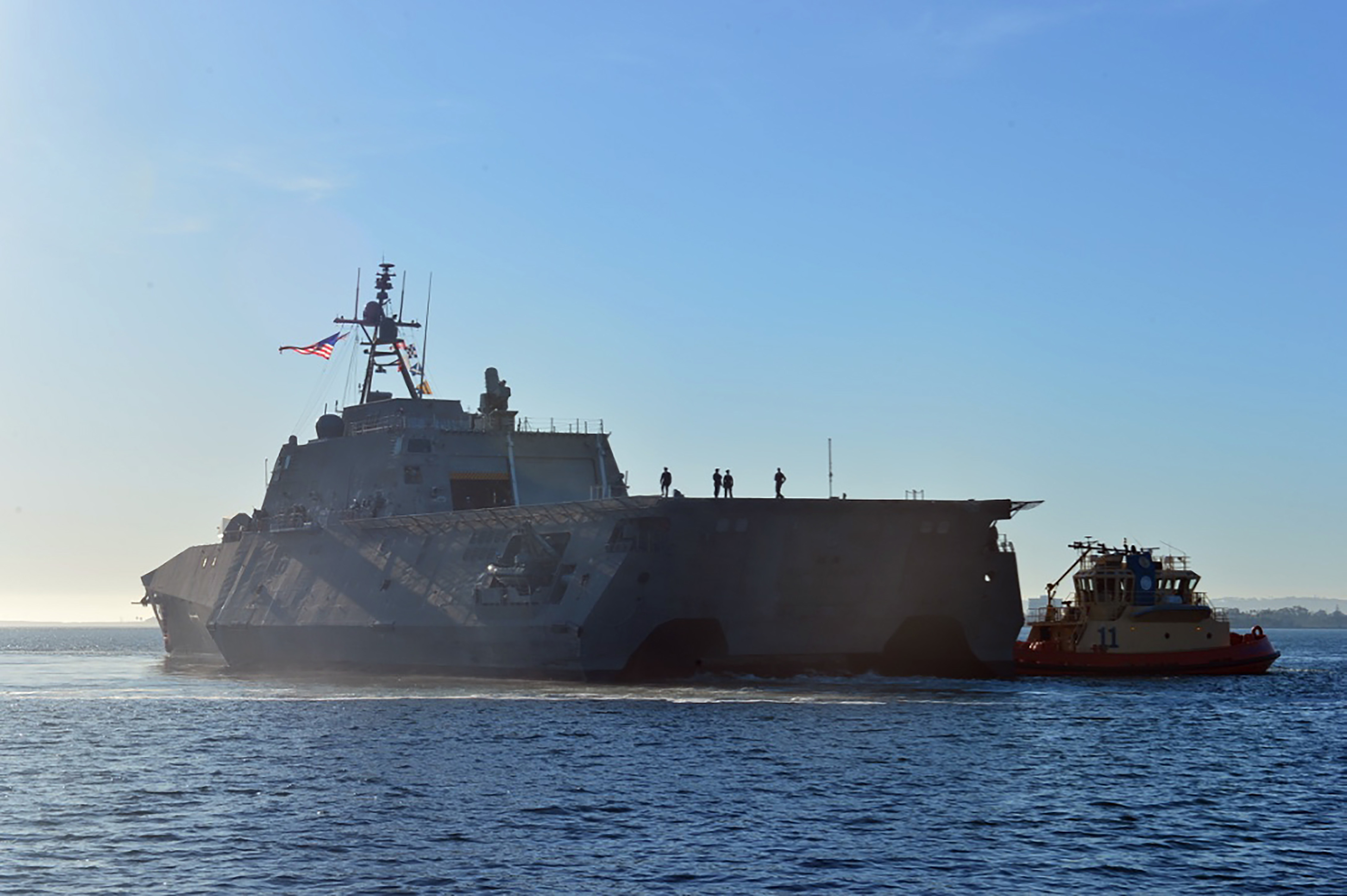 USS Montgomery (LCS 8) arrived at its new homeport of San Diego on Nov. 8, 2016. US Navy Photo 