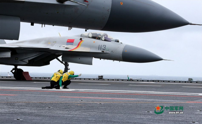 Beijing Confirms Chinese Carrier Launched Fighters in South China Sea