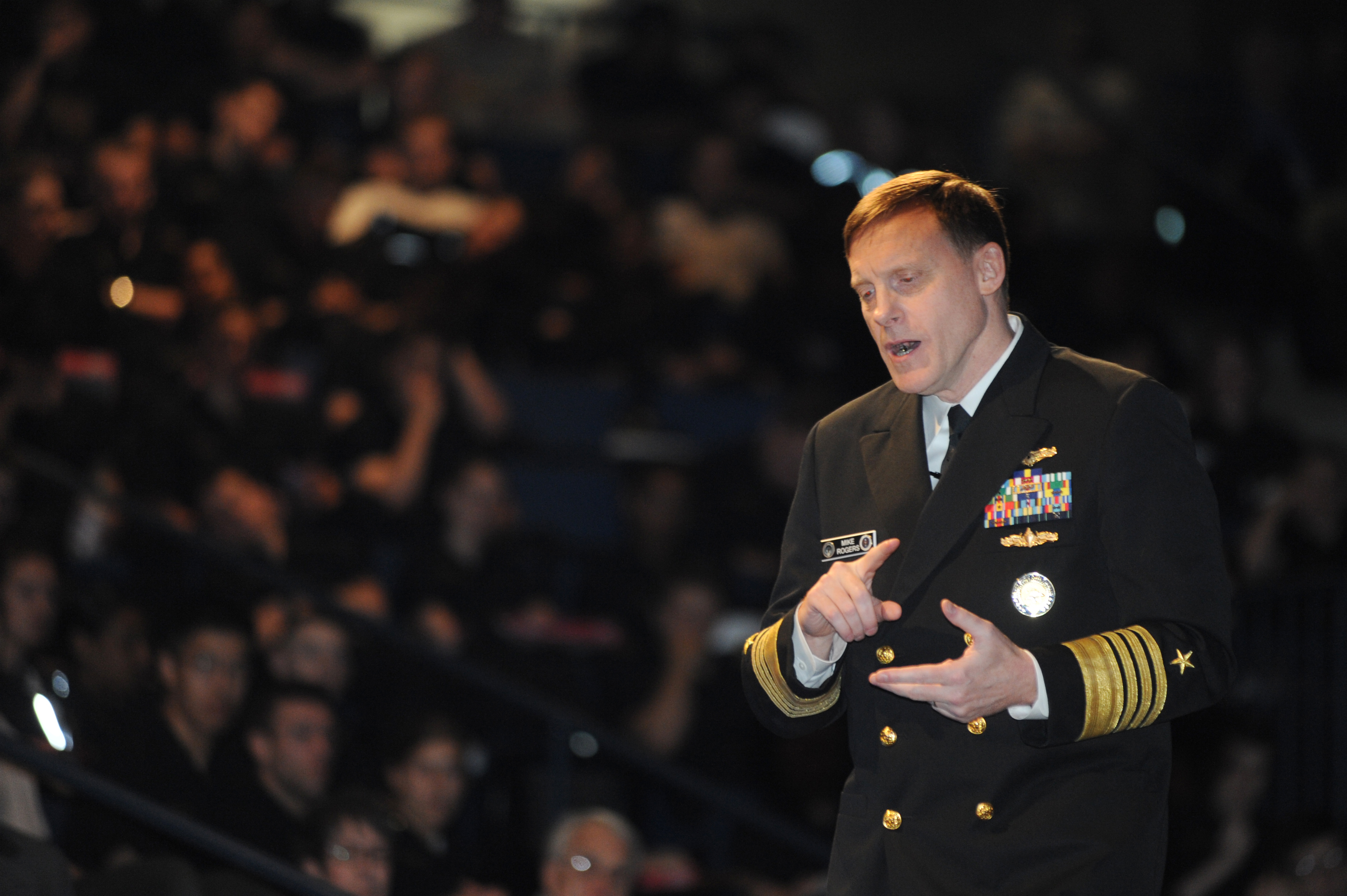 Adm. Michael S. Rogers, commander, U.S. Cyber Command (USCYBERCOM) and head of the National Security Agency. US Navy Photo