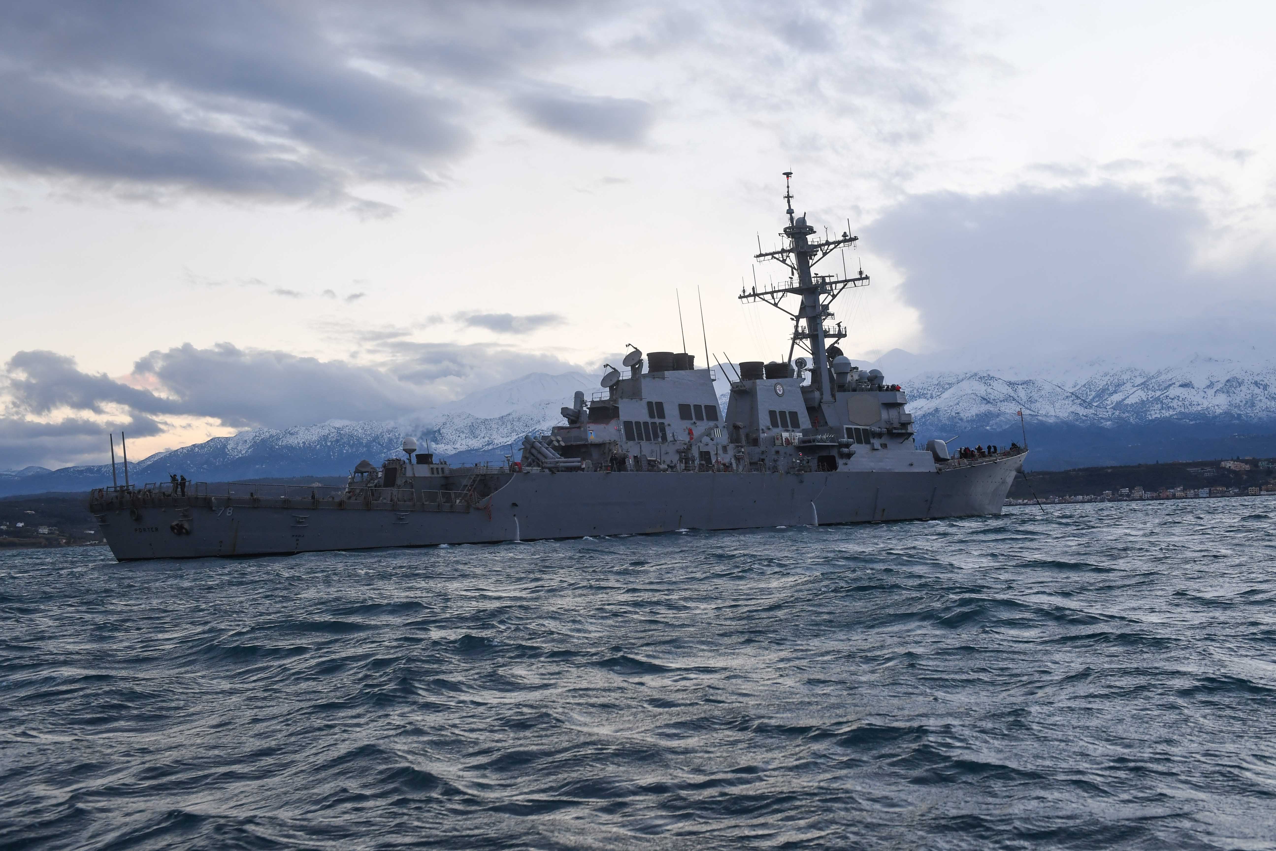 USS Porter (DDG-78) on Jan. 6, 2017. US Navy Photo