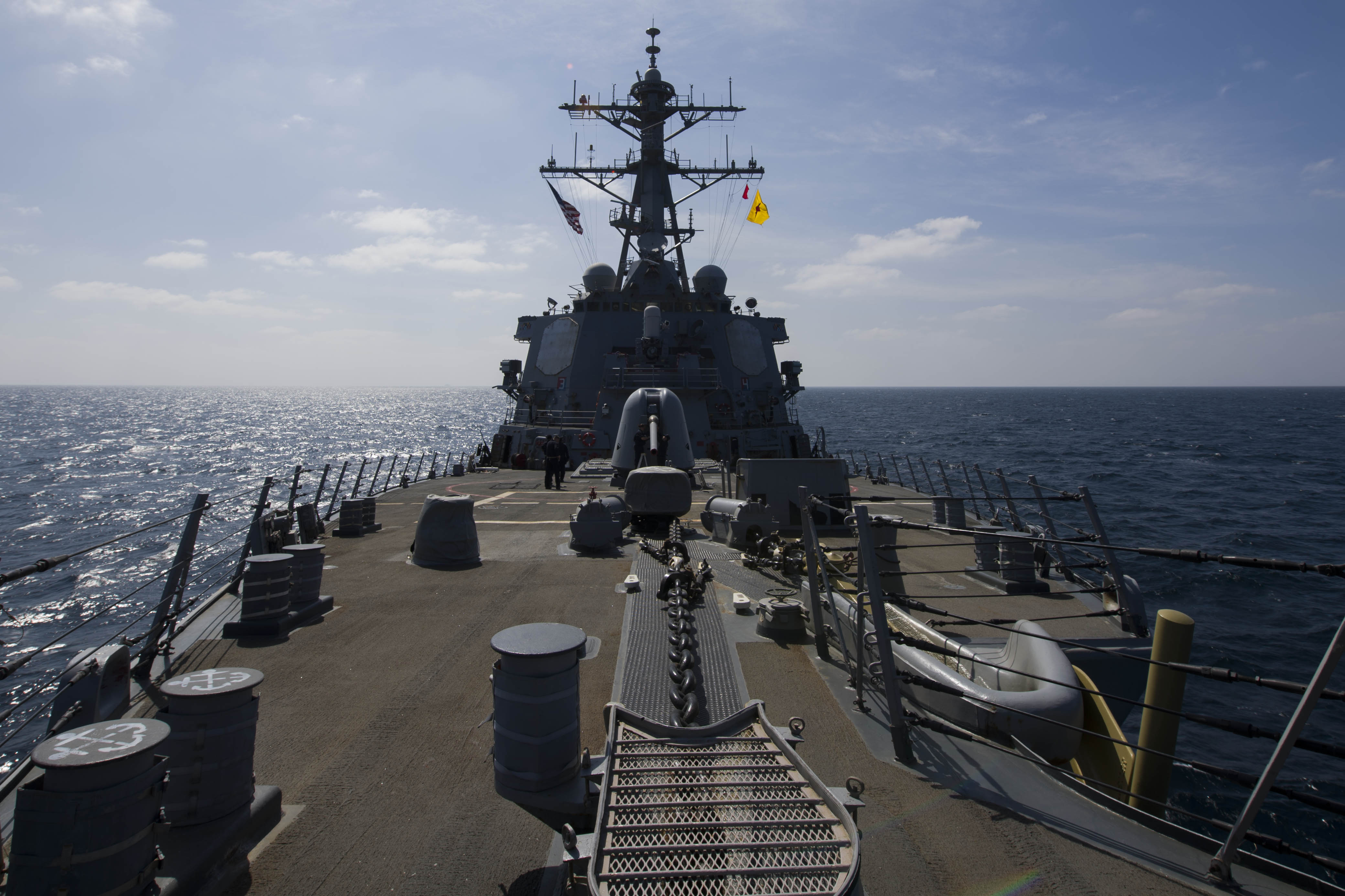USS Cole (DDG-67) on Jan. 16, 2017. US Navy Photo 