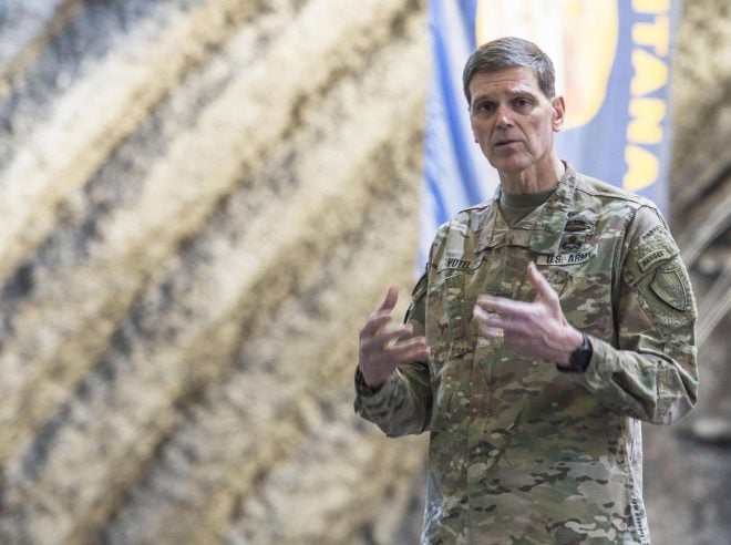 Votel: U.S. Urging Pakistan to Help Bring Taliban to Negotiating Table