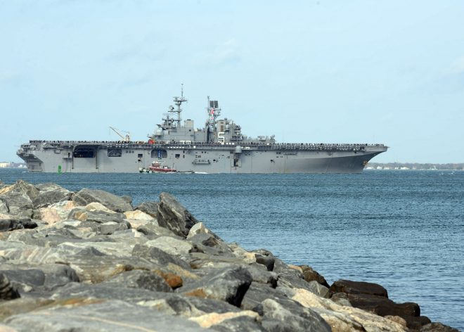 Video: USS Bataan Leaves for Deployment