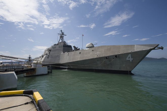 Forward Navy Maintainers Cutting Down on Repair Time on Littoral Combat Ships