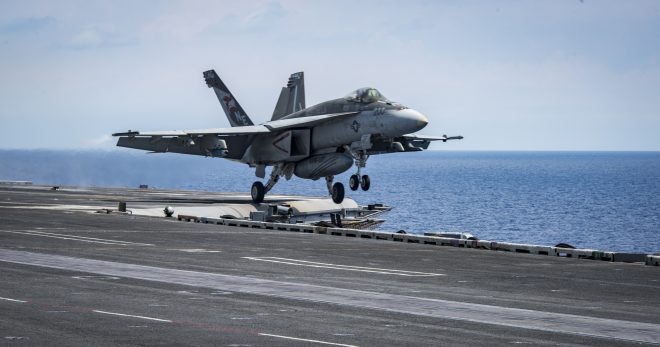 Super Hornet from USS Carl Vinson Crashes Near the Philippines, Pilot Safe