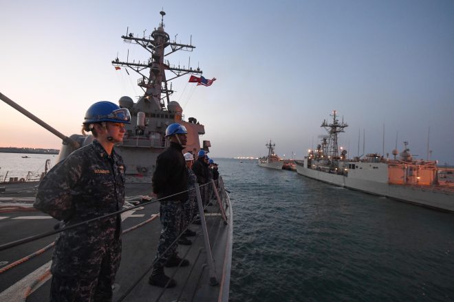 Destroyer USS Porter Returns to Homeport Following Tomahawk Strike; USS Ross Remains in Eastern Mediterranean