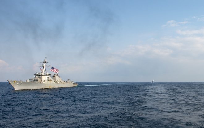 UPDATED: USS Stethem Conducts Freedom of Navigation Operation Past Triton Island in South China Sea
