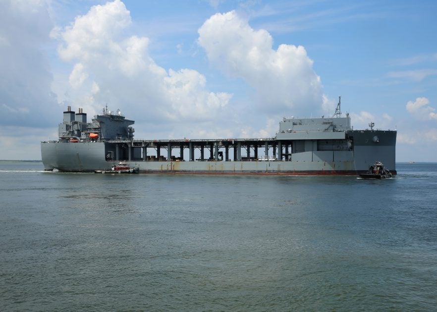 Expeditionary Sea Base USNS Lewis B. Puller Departs For Maiden ...