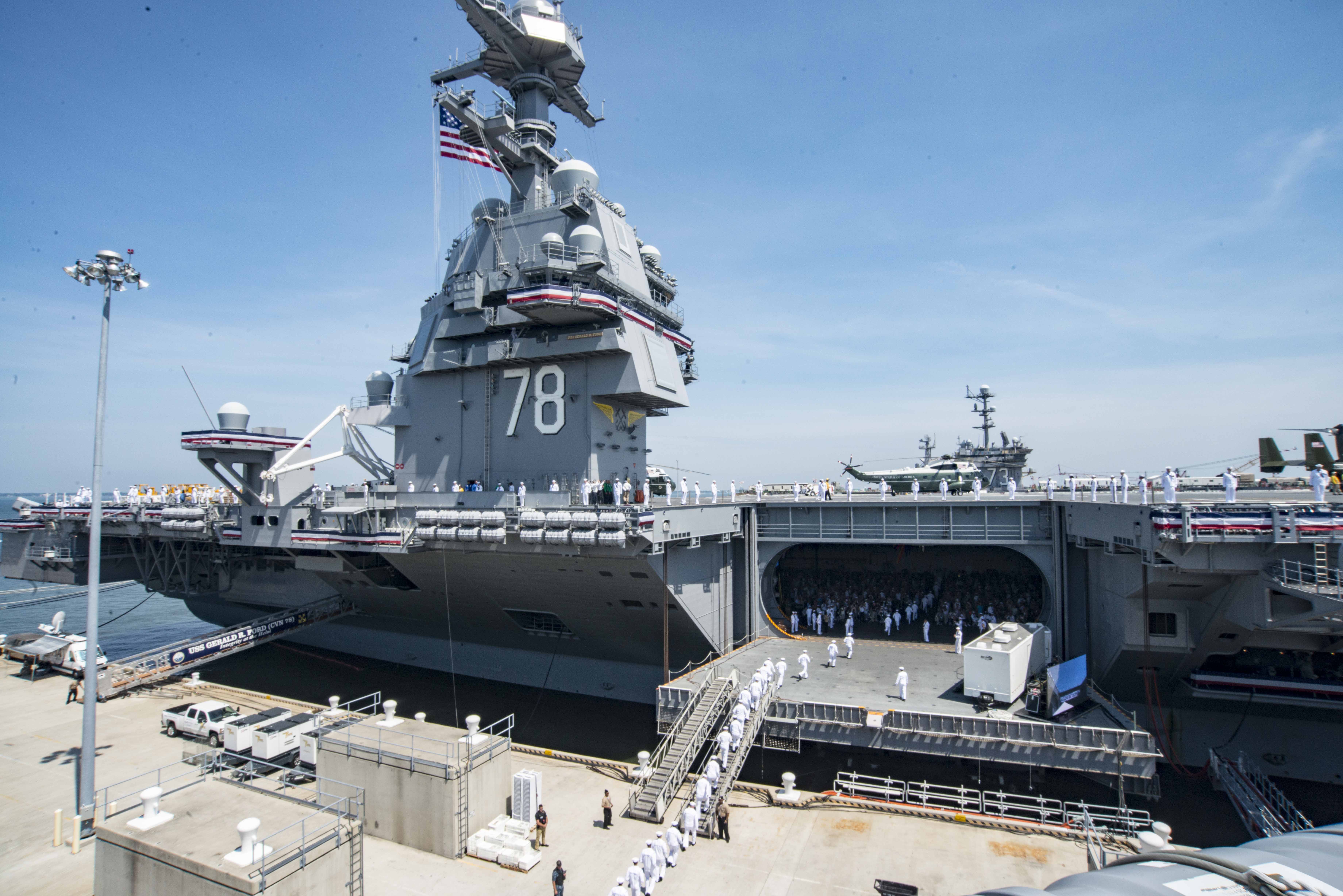 Newly Commissioned Carrier USS Gerald Ford's Leap-Ahead Technology