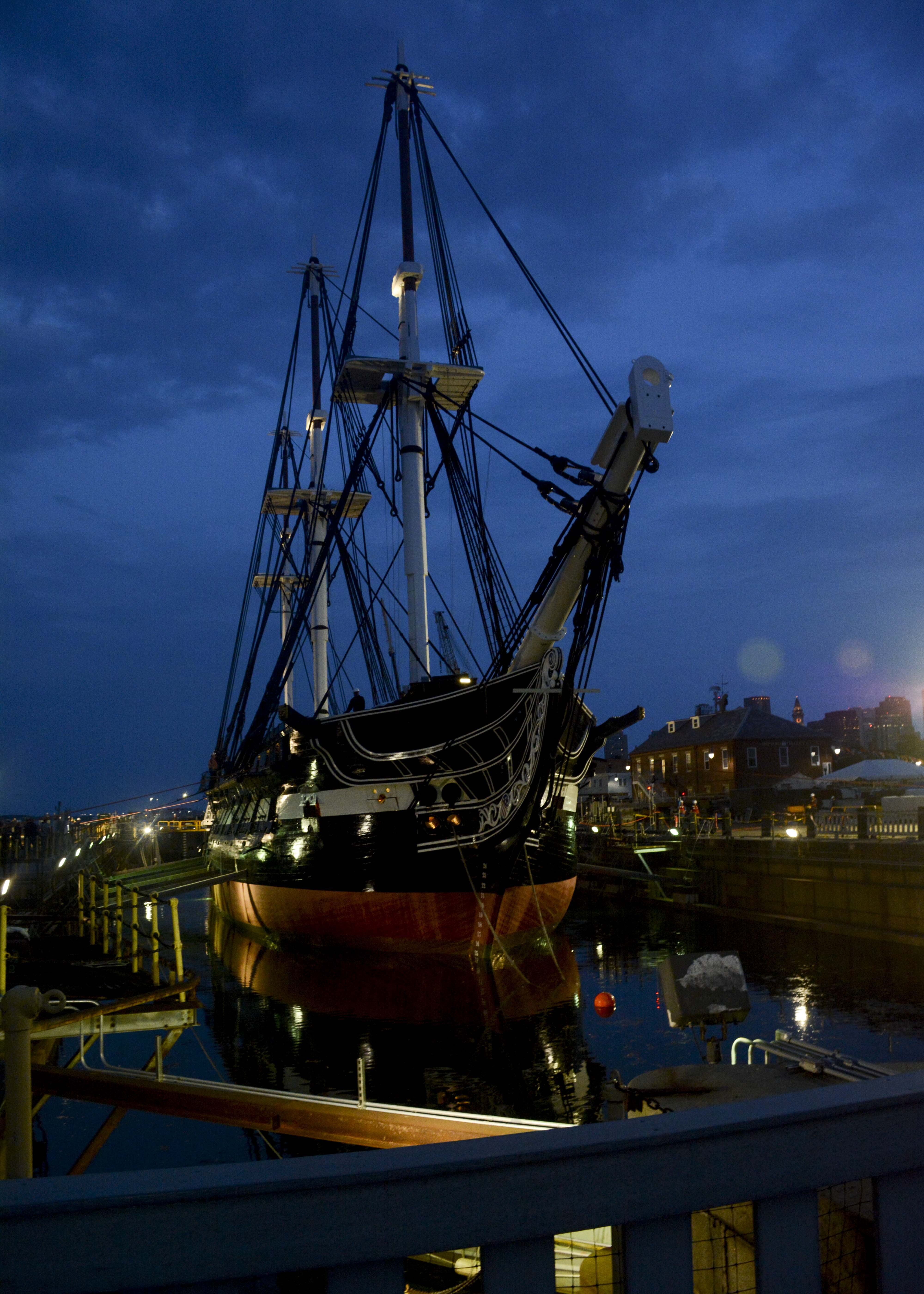 220 Year-Old USS Constitution Leaves Dry Dock Following Two-Years