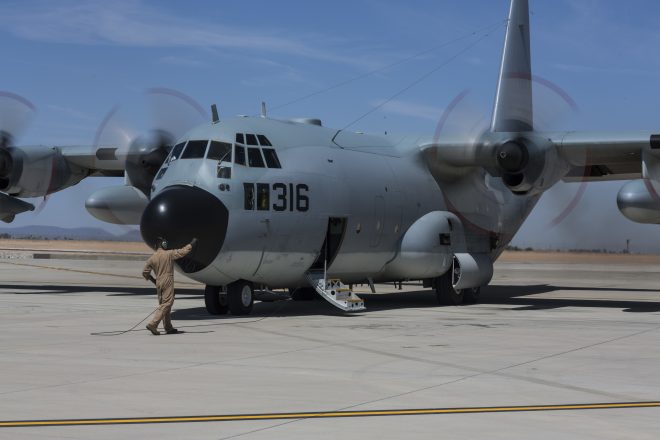 Marine Corps Grounds Remaining 12 KC-130Ts While Investigation Into July 10 Crash Continues