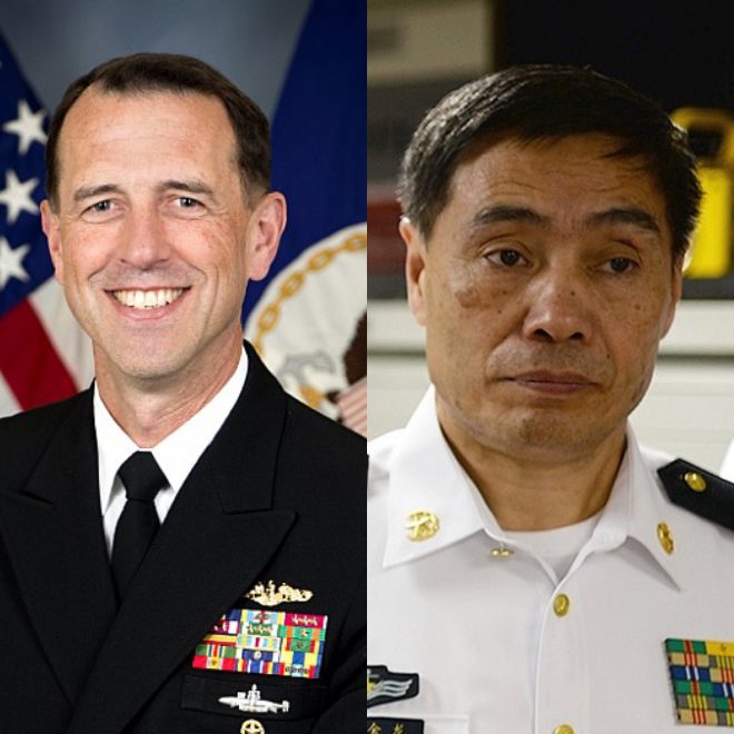 Head of U.S., Chinese Navies Talk North Korea, Bilateral Naval Engagements