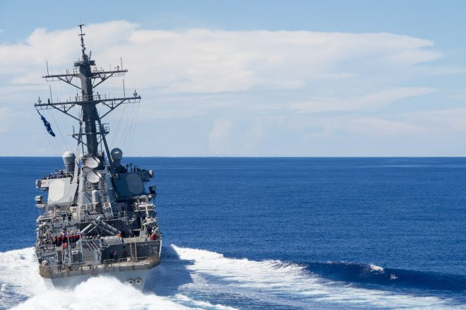 USS John S. McCain Conducts South China Sea Freedom of Navigation Operation Past Mischief Reef; 3rd South China Sea FONOp This Year