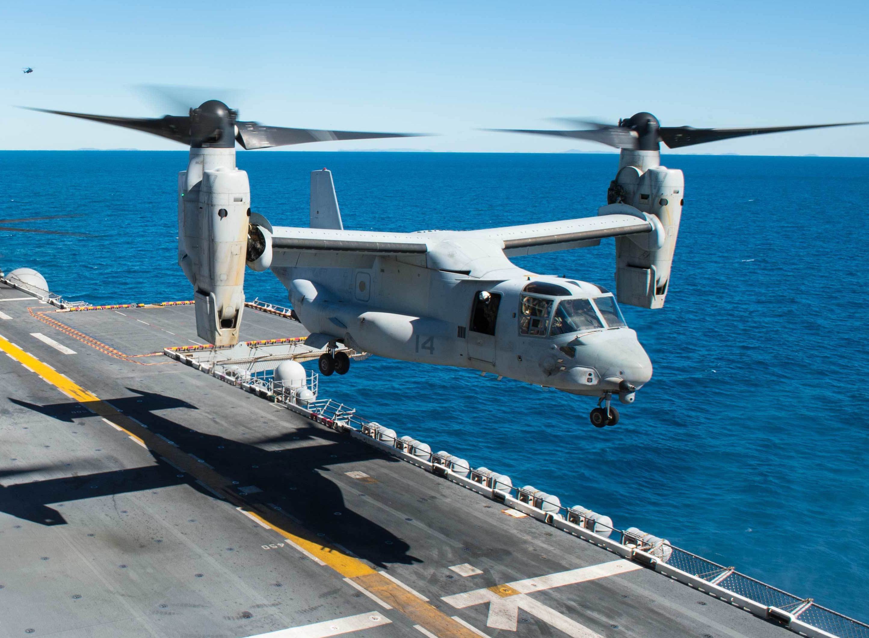 Australian Ship Locates Crashed U.S. Marine Osprey; Dive Team to Begin ...