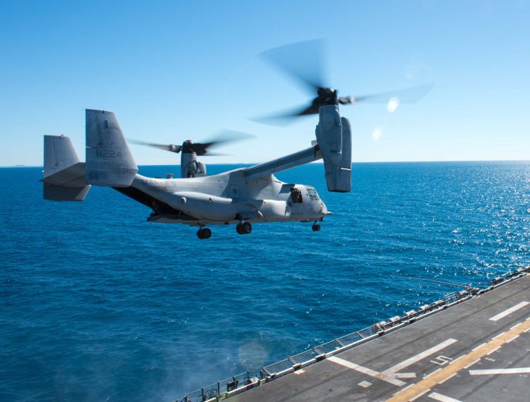 Search Suspended For 3 Marines Missing After MV-22 Crash