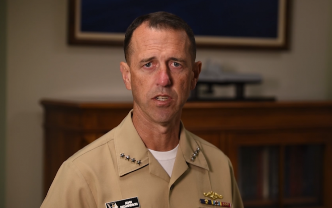 VIDEO: CNO Announces Operational Pause, Investigation Following USS John McCain Collision