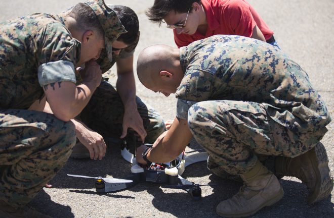 Marines' 3D-Printed 'Nibbler' Drone Creating Lessons Learned on Logistics, Counter-UAS